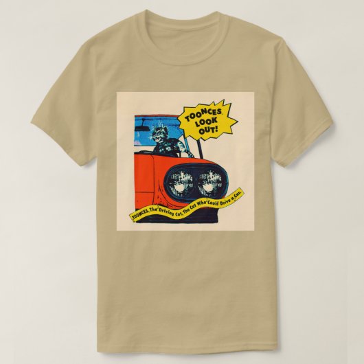 tekenen van de kat t-shirt (Design voorkant)