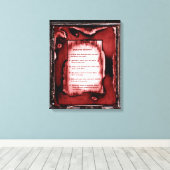 Tekenen van de kinderen canvas afdruk (Insitu (Houten vloer))