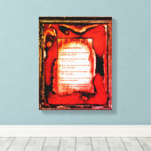 Tekenen van de kinderen canvas afdruk (Insitu (Houten vloer))