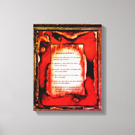 Tekenen van de kinderen canvas afdruk