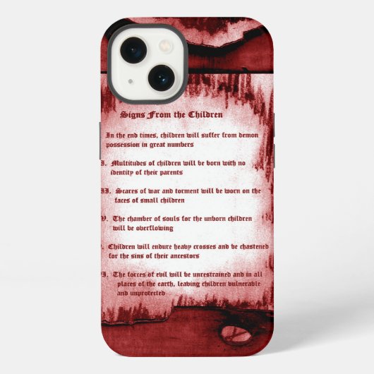 Tekenen Van De Kinderen iPhone Hoesje (Achterkant)