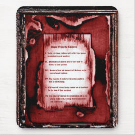 Tekenen van de kinderen muismat