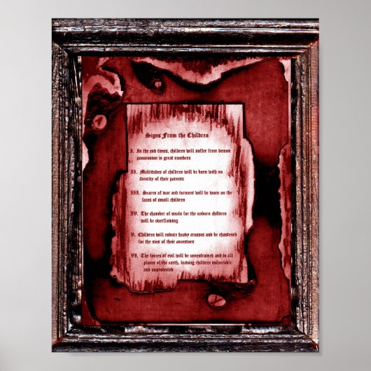 Tekenen van de kinderen poster (Voorkant)