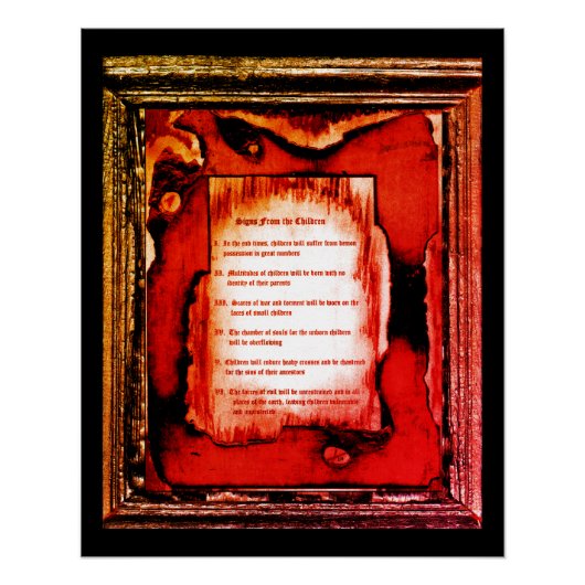 Tekenen van de kinderen poster (Voorkant)