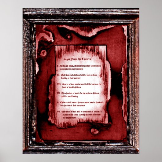 Tekenen van de kinderen poster (Voorkant)