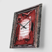 Tekenen van de kinderen vierkante klok (Hoek)