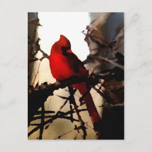 Tekenen van de lente briefkaart