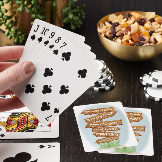 Tekenen van de tijd pokerkaarten (Insitu)