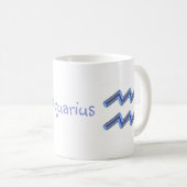 Tekenen van de Zodiac, Aquarius Koffiemok (Voorkant rechts)