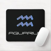 Tekenen van de Zodiac, Aquarius Mouse Mat Muismat (Met muis)