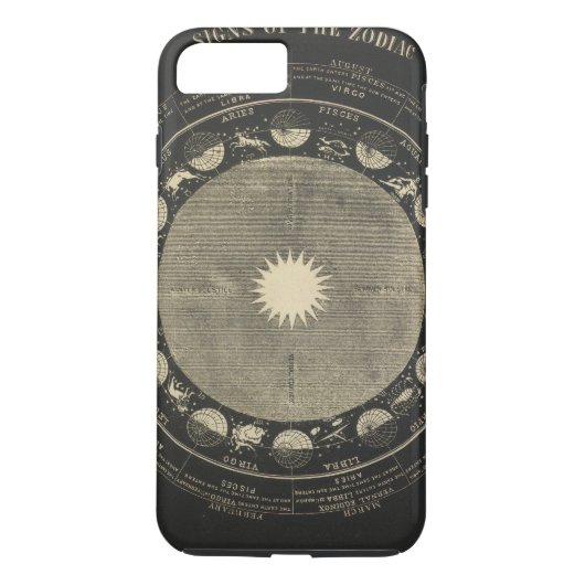 Tekenen van de Zodiac Case-Mate iPhone Case (Achterkant)