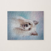 Tekenen van een Chinese kruidhond Jigzaag Puzzle Legpuzzel (Horizontaal)