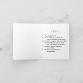 Tekenen van een echt vriendschap vouwd Wenskaart Kaart (Binnen)