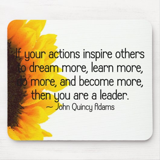 Tekenen van een echte leider muismat (Voorkant)