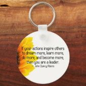 Tekenen van een echte leider sleutelhanger (Voorkant)