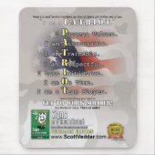 Tekenen van een groot Résumé: Veterans Edition Muismat (Voorkant)