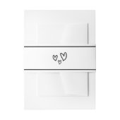 Tekenen van een Hearts bruiloft Uitnodigingen Wikkel (Voorkant Voorbeeld)