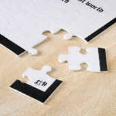 Tekenen van een soep in nood legpuzzel (Zijkant)