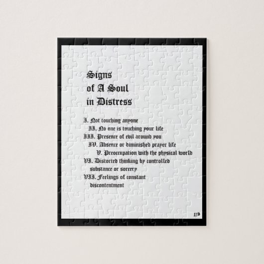 Tekenen van een soep in nood legpuzzel (Verticaal)