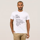 Tekenen van een soep in nood t-shirt (Voorkant volledig)