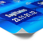 Tekenen van het Poster Zodiac Chart (Hoek)