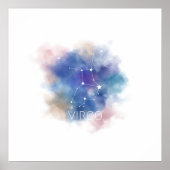 Tekenen van het Zodiac-Poster - Virgo Poster (Voorkant)