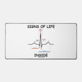 Tekenen van leven in EMT Medical Heartbeat Humor Bureaumat (Voorkant)