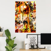 Tekenen van leven poster (Thuiskantoor)