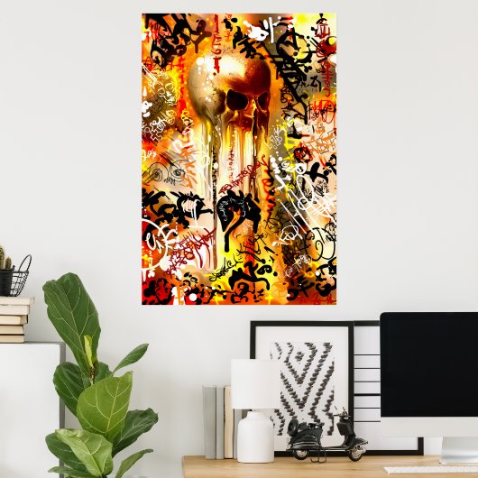 Tekenen van leven poster (Thuiskantoor)