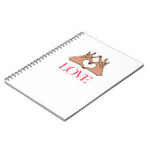 Tekenen van liefde notitieboek (Linkerzijde)