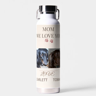 Tekenen van liefde van twee poten waterfles