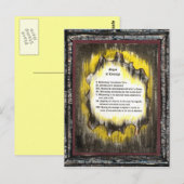 Tekenen van moed briefkaart (Voorkant / Achterkant)