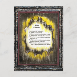 Tekenen van moed briefkaart