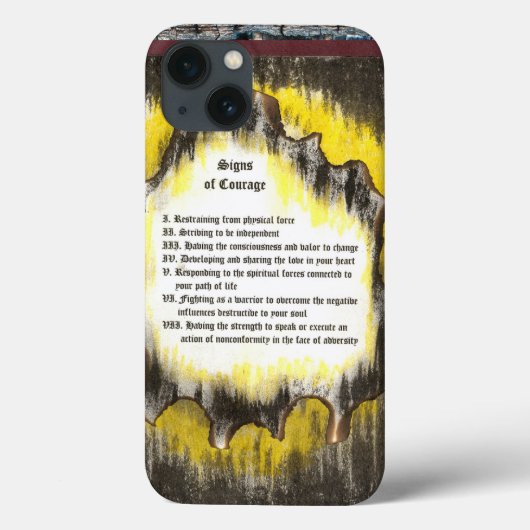 Tekenen van moed Case-Mate iPhone case (Achterkant)