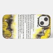 Tekenen van moed iPhone hoesje (Achterkant horizontaal)