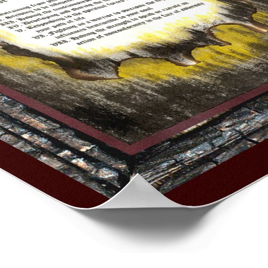 Tekenen van moed poster (Hoek)