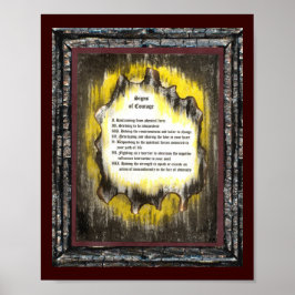 Tekenen van moed poster