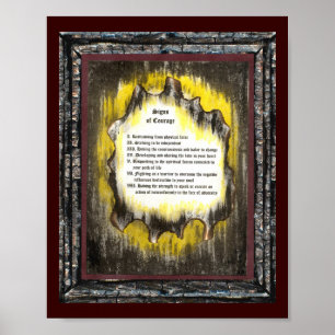 Tekenen van moed poster