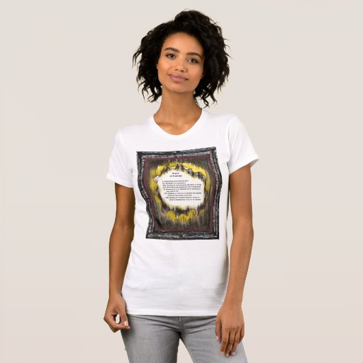 Tekenen van moed t-shirt (Voorkant volledig)