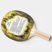 Tekenen van moed tafeltennisbatje (Zijkant)