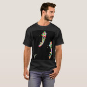 Tekenen van Mulder en Scully Synesthesie T-shirt (Voorkant volledig)