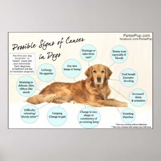 Tekenen van Poster bij kanker (Voorkant)