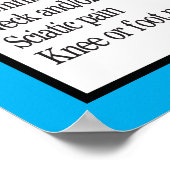 Tekenen van ruggenmerg Misgroepering Chiropractisc Poster (Hoek)