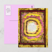 Tekenen van schoonheid briefkaart (Voorkant / Achterkant)