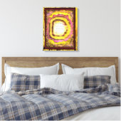 Tekenen van schoonheid canvas afdruk (Insitu (Slaapkamer))