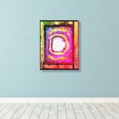 Tekenen van schoonheid canvas afdruk (Insitu (Houten vloer))