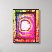 Tekenen van schoonheid canvas afdruk (Voorkant)