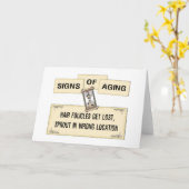 Tekenen van veroudering - Haar Kaart (Gele Bloem)