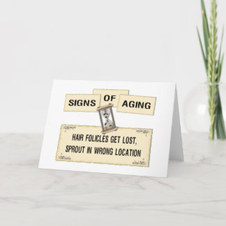 Tekenen van veroudering - Haar Kaart