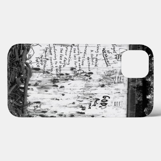 Tekenen van zwakte Case-Mate iPhone case (Achterkant (horizontaal))
